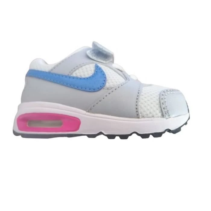 Baskets Sneakers Nike IVO Gris Bleu et Rose Pour Bébé-0