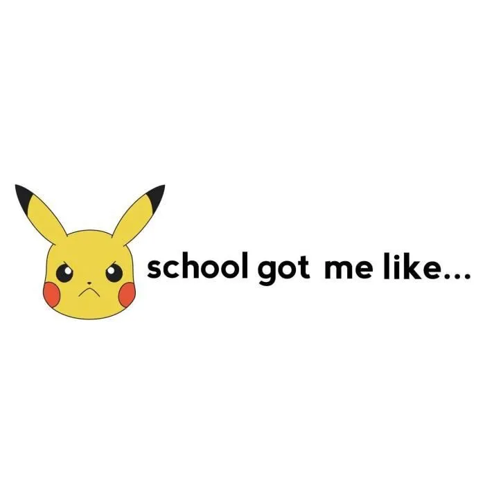Stickers repositionnables émotions de Pikachu Pokemon Nintendo 22,9CM X 92,7CM-0