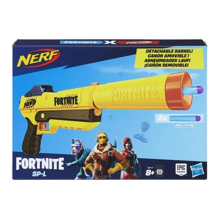 NERF - Fortnite SP-L et 6 Flechettes NERF - Officielles-4