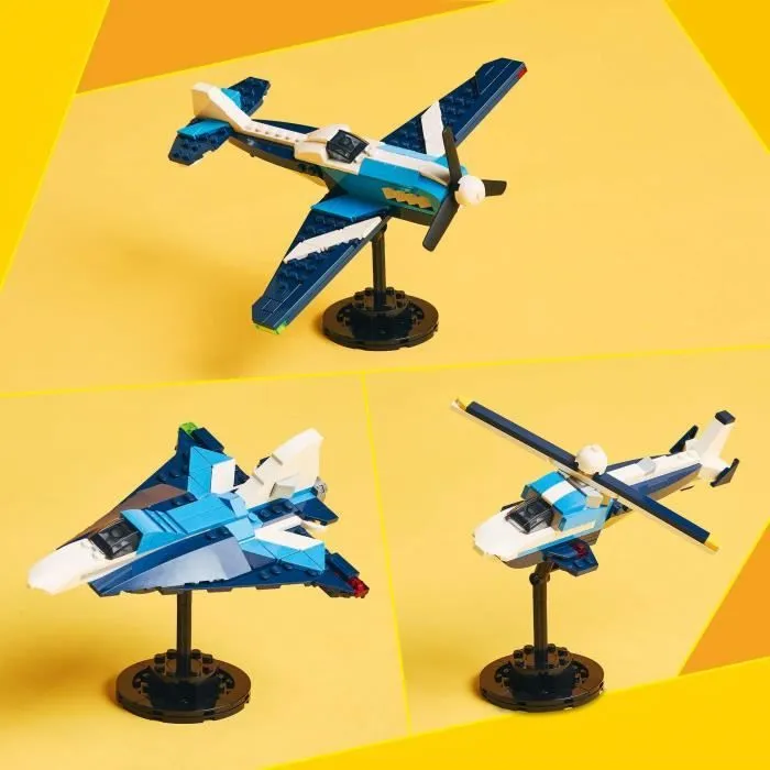 LEGO Creator 31160 3-en-1 Aéronef : l’avion de course - Jeu de construction dès 7 ans-3