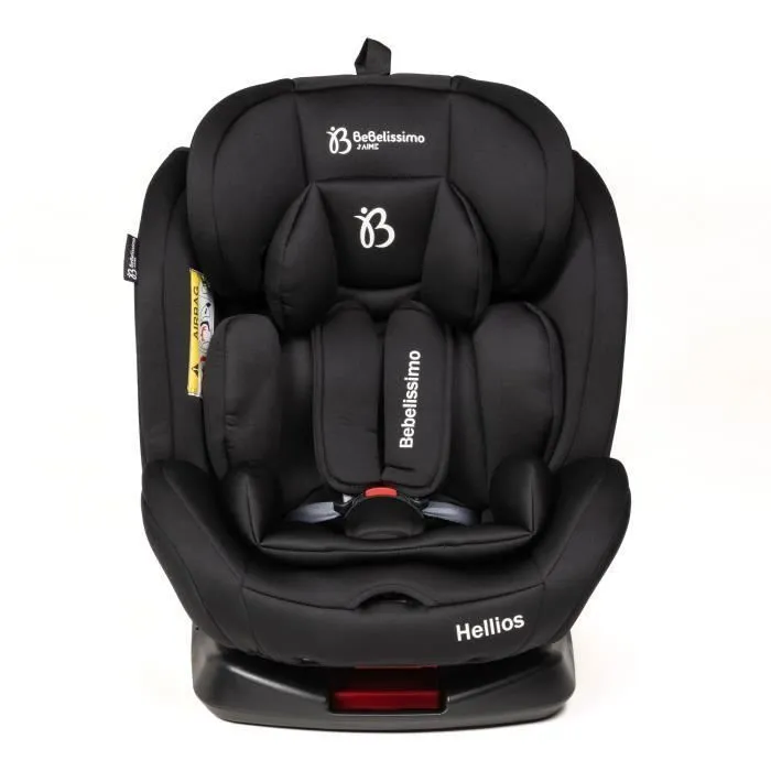 BEBELISSIMO - Siège auto Isofix - pivotant 360 ° -  40-150cm - (0-36kg) - Hellios - noir - R129 i-size-1