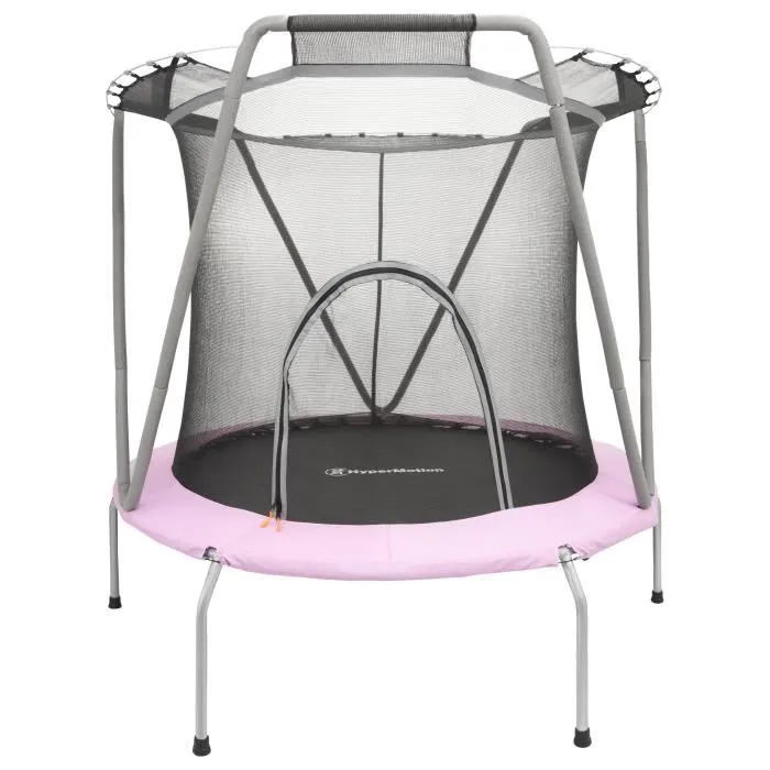 HyperMotion Trampoline 167 cm avec Filet de Sécurité - pour Enfants 3-8 Ans - Maison et Jardin-0