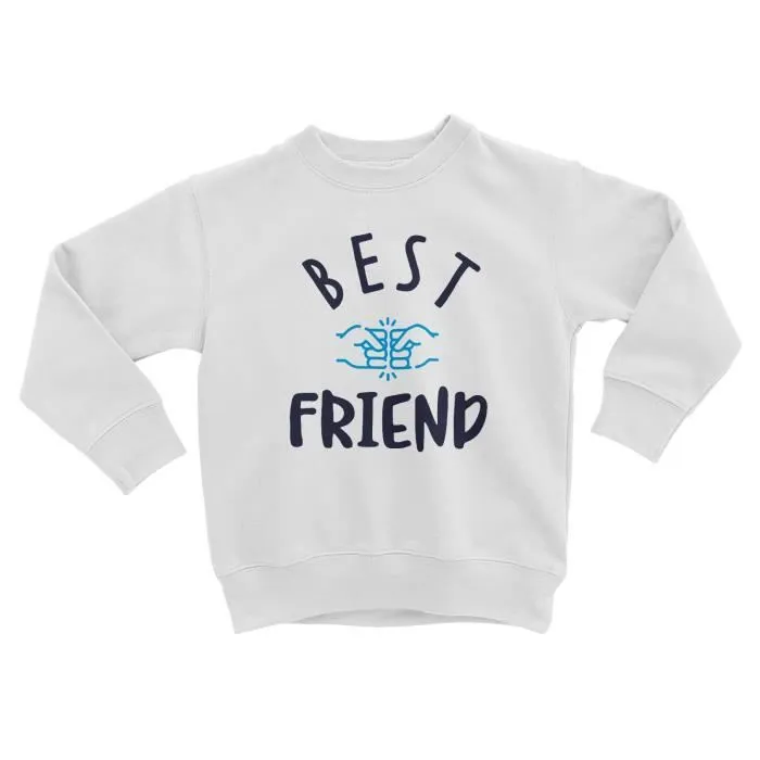 Sweatshirt Enfant Best Friend Meilleur Copain Fils Amitié Copain BFF-0