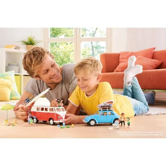 PLAYMOBIL 70176 Volkswagen T1 Combi, Classic cars, Adulte, Voiture de collection-6