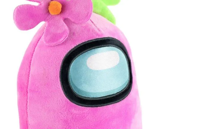 Peluche Hive entertainment Peluche Among Us - Rose Avec Fleur - Qualite Super Soft-2
