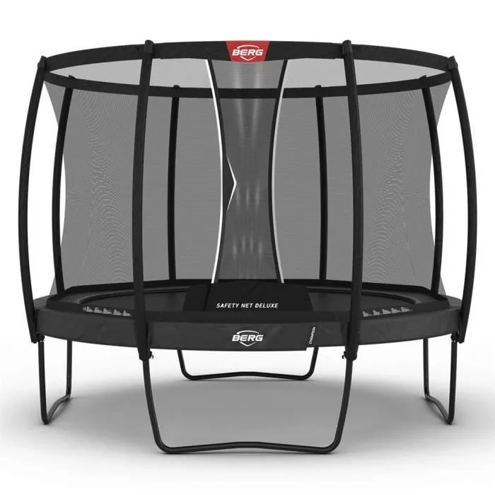 Trampoline - BERG - Champion Regular 330 - Gris - Filet de sécurité Deluxe - 330 cm-0