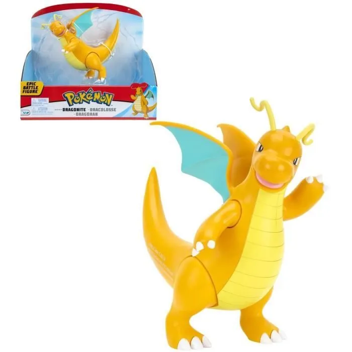 Figurine Pokémon légendaire Dracolosse 30 cm de BANDAI-0