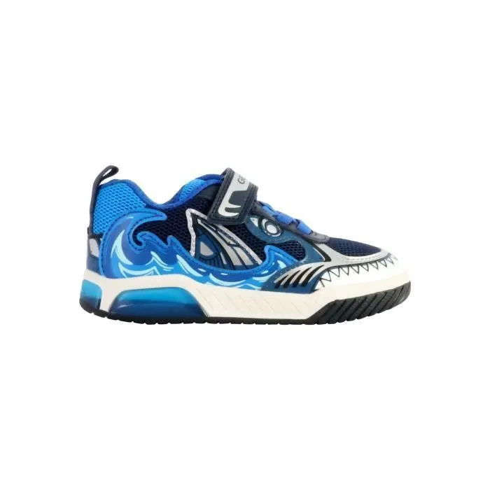 Basket  à Scratch Geox Inek - Navy/Bleu clair-1