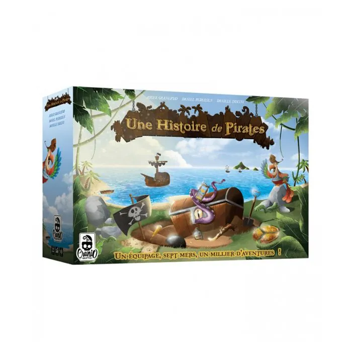 Jeu de société famille - Une Histoire de Pirates - AC-DÉCO - 1 joueur ou plus - 20 min - Enfant - 10 ans - Mixte-0