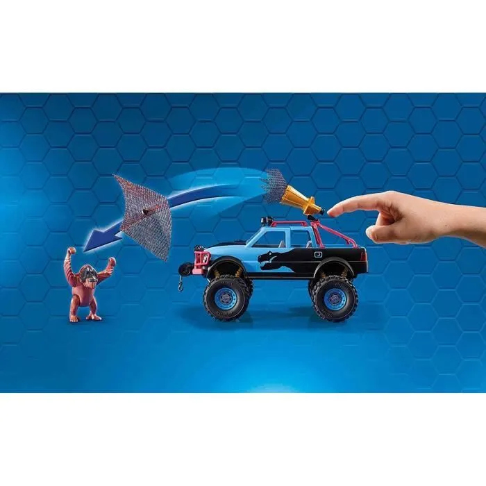 PLAYMOBIL 9407 - Super 4 - 4x4 avec Alex et Rock Brock-2