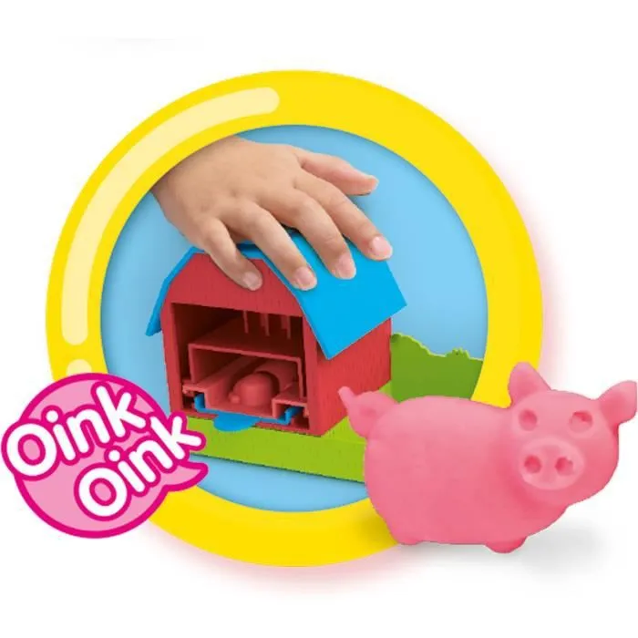 SES CREATIVE - Presse à pâte à modeler - Bruits de la ferme - Enfant - À partir de 3 ans-5