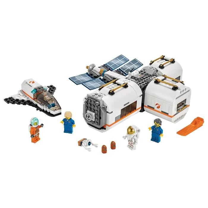 LEGO® City 60227 La station spatiale lunaire - Jeu de Construction-1
