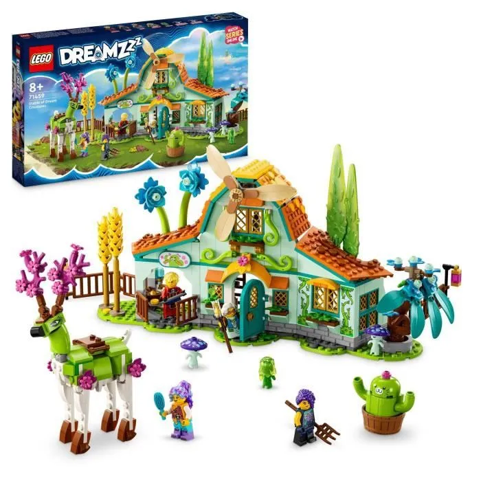 LEGO® DREAMZzz 71459 L’Écurie des Créatures des Rêves, Jouet de Ferme avec Figurine de Cerf 2-en-1-0
