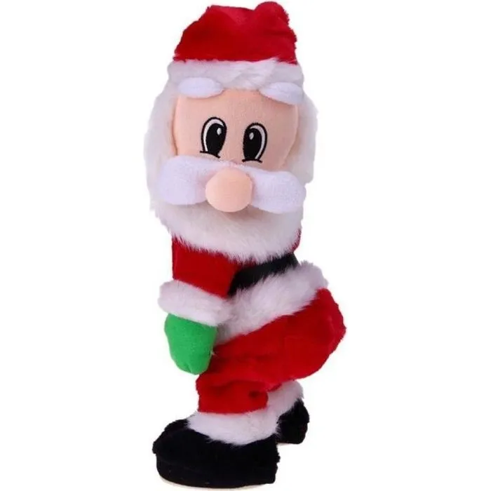 De Noël électrique Twerk Père Noël Jouet Musique Danse Poupée Enfants Jouets Cadeaux Chant Chanter Électrique Jouets-0