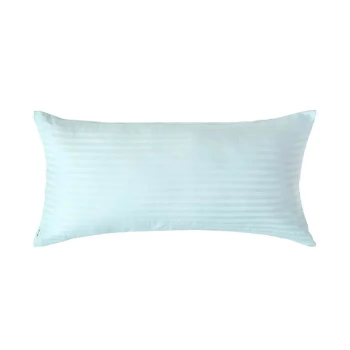 Taie d'oreiller - Homescapes - 40 x 80 cm - 100% coton égyptien - 330 fils - Rayures-0