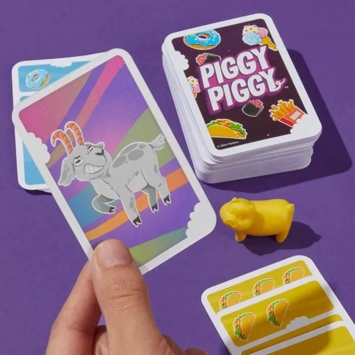 Piggy Piggy, Jeu de Cartes Familial, Version Française, Hasbro Gaming-6