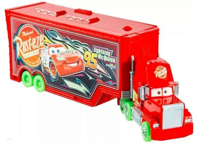 Véhicule miniature - Mattel - Coffret Cars Mack Transformable - Bolides lumineux - 4 ans - Mixte-0