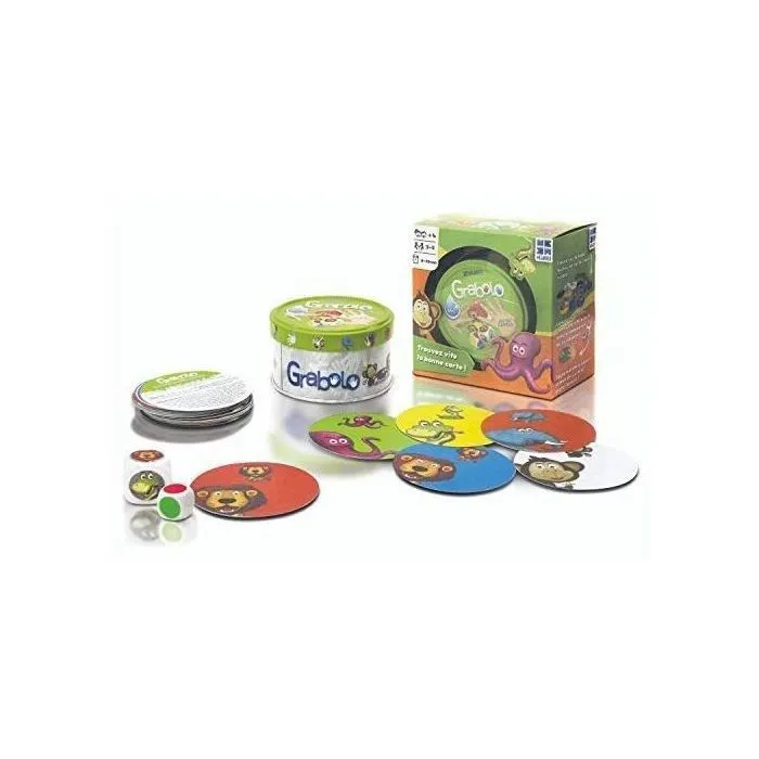Jeu de société - MEGABLEU - GRABOLO - 3 joueurs ou plus - 4 ans et plus - 10 min-2