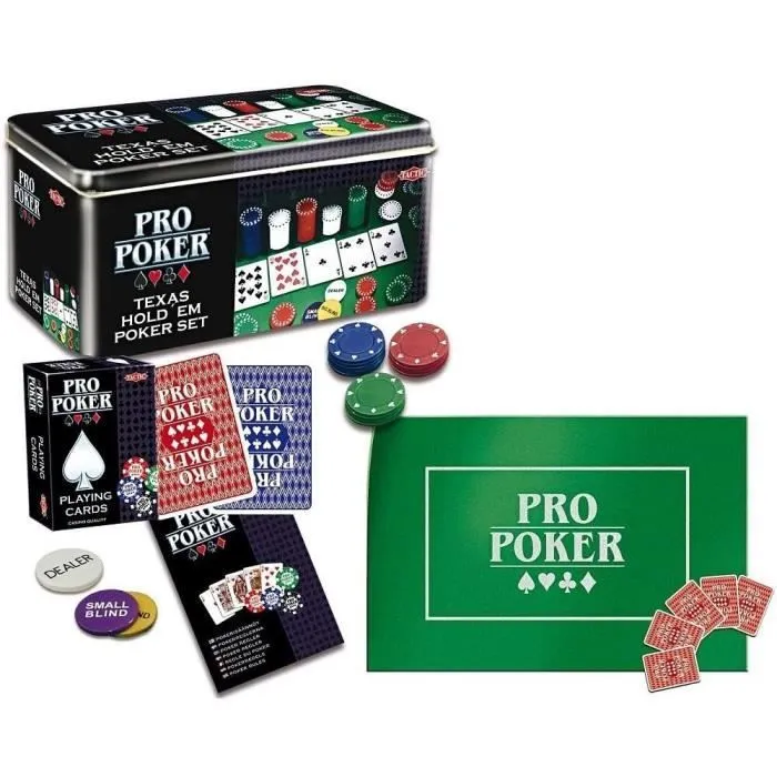 Coffret Métal Propoker - TACTIC - Jeu de carte - Mixte - 60 min - A partir de 11 ans-2