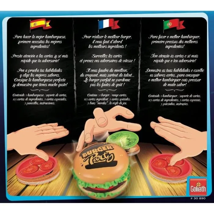 Jeu d'ambiance - GOLIATH - Burger Party - Enfant - Mixte - 2 joueurs ou plus-4