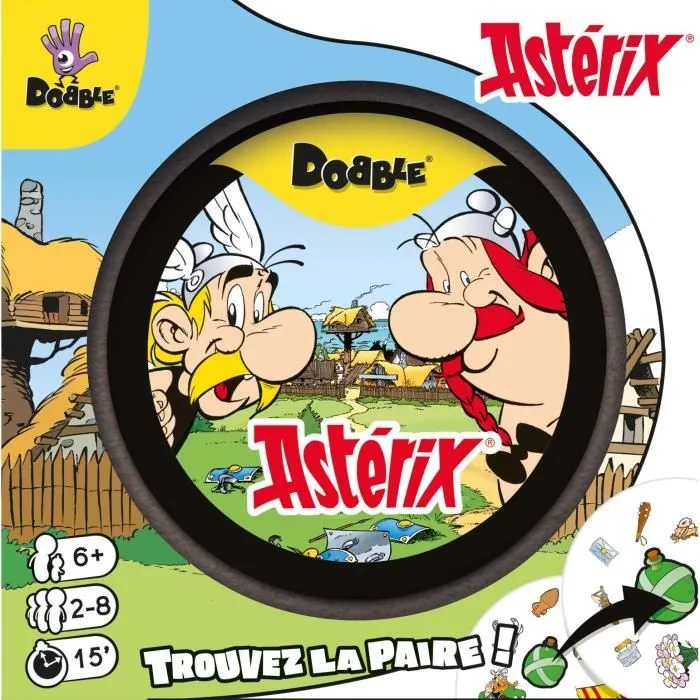 Dobble Asterix|Zygomatic - Jeu de société - 5 variantes de jeu - 6 ans et plus-0