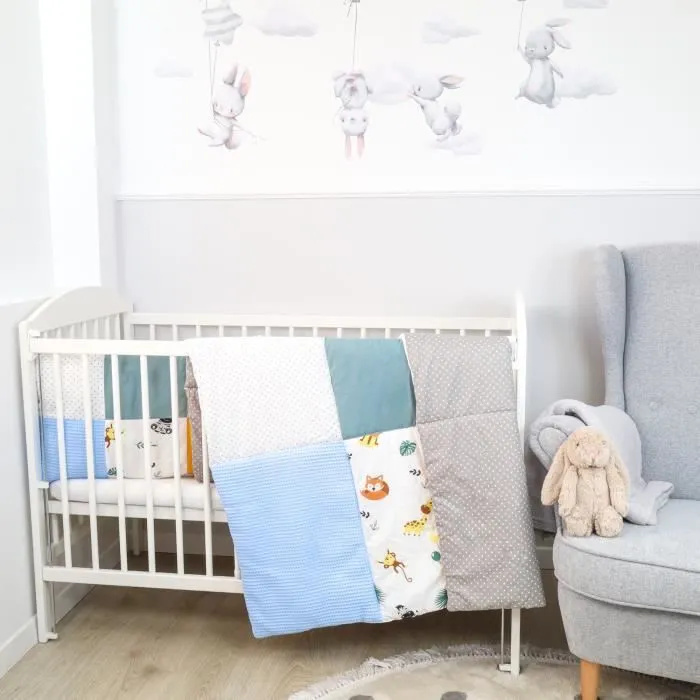Parure couette enfant 100x135 avec oreiller - TOTSY BABY - Safari Mangue - Rectangulaire - 24 mois - 2 ans-3