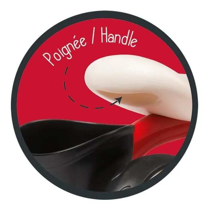 Porteur Métal Rookie - Rouge - SMOBY - Pour Enfant dès 12 mois - 4 roues silencieuses et poignée de transport-4