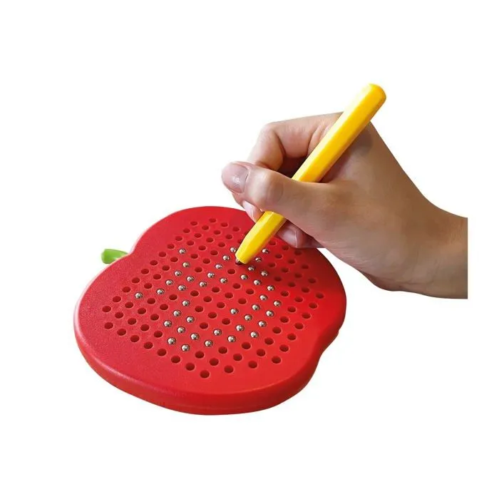Artista - 9315142 - Magnetique Pomme Tableau a Dessin Magique pour Enfants a partir de 3 Ans, Rouge, Medium-2