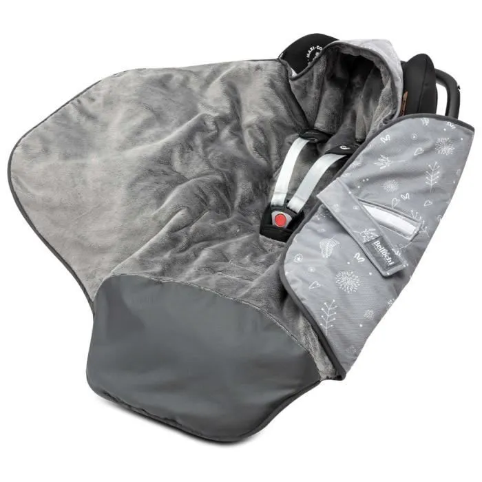 Bellochi Chancelière Universelle pour Poussette et Siege Auto Bebe 3 et 5 Points Ceinture - Bellocity-1