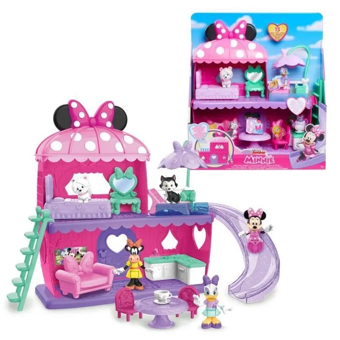 Maison de Minnie - MIA GIOIELLI - 13 pièces - Figurines et accessoires - Jouet pour enfants dès 3 ans-1
