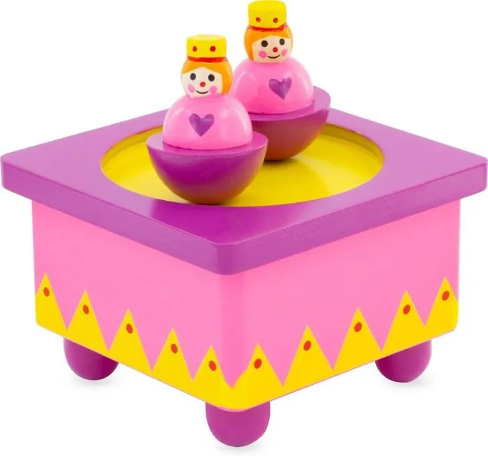 Boite à musique ULYSSE - 1152 - JOUET PREMIER AGE - PRINCESSES - Rose-1