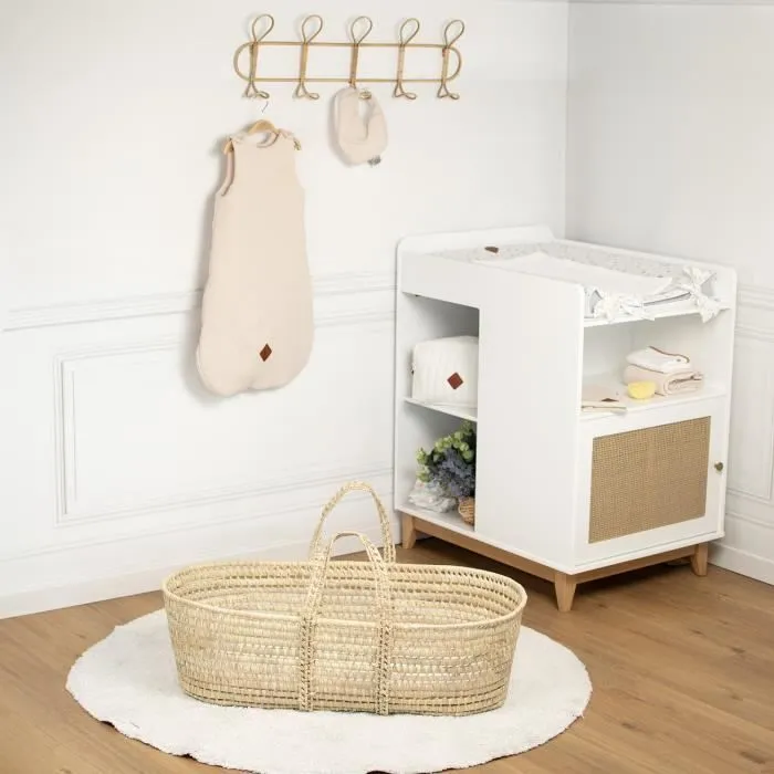 Couffin panier moise en fibre naturelle-1