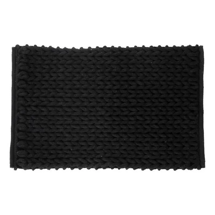 5five - tapis de bain 50x75cm "colorama" noir khôl-0