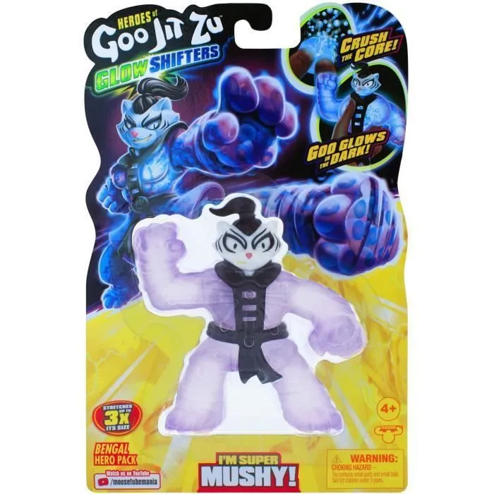 Figurines 11cm Glow Shifters - MOOSE TOYS - GOO JIT ZU Saison 5 - Pour Enfant de 4 ans et plus - Garantie 2 ans - Modèle aléatoire-4