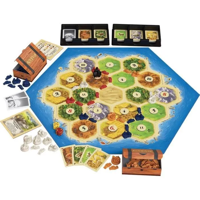 Catan Jeu de base - Asmodee - Jeu de société-1