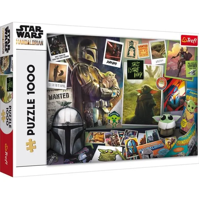 Puzzle 1000 pièces : Star Wars The Mandalorian - Collection Grogu-2