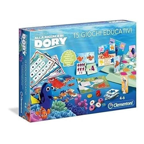 Jeu éducatif Le Monde de Dory - CLEMENTONI - 15 jeux pour enfants de 3 ans et plus-0