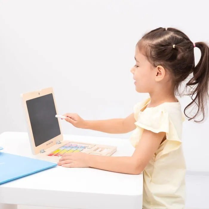 Jouet éducatif - New Classic Toys - Mon premier ordinateur portable - Bois certifié FSC - 3 ans et plus - Mixte-2