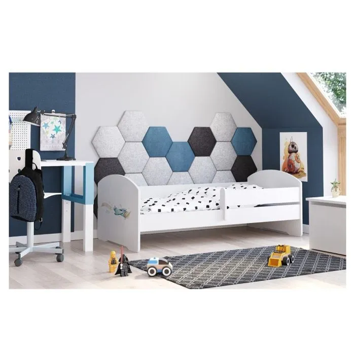 Lit enfant - 1001Jouets - AVION - 140x70 cm - Matelas inclus - 1 place-4