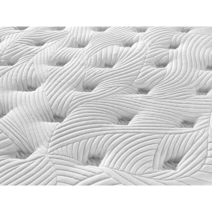 Matelas 140x190 cm CASSIE - epaisseur 30 cm - 560 Ressorts ensachés et Mémoire de forme-4
