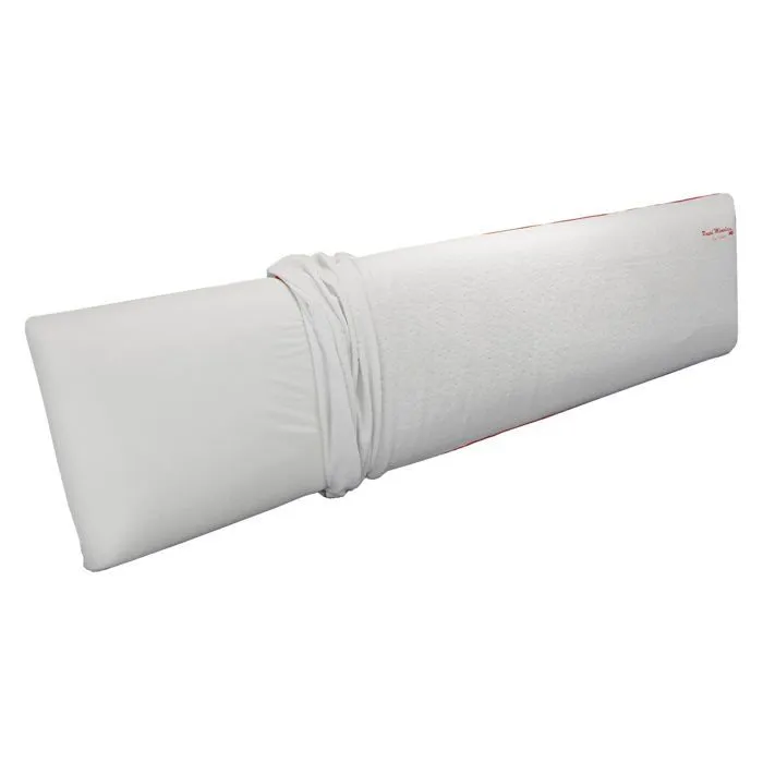 Traversin - Sampur - Grand Luxe - 140x40 cm - Mémoire de Forme - Déhoussable - Confort Ergonomique-0