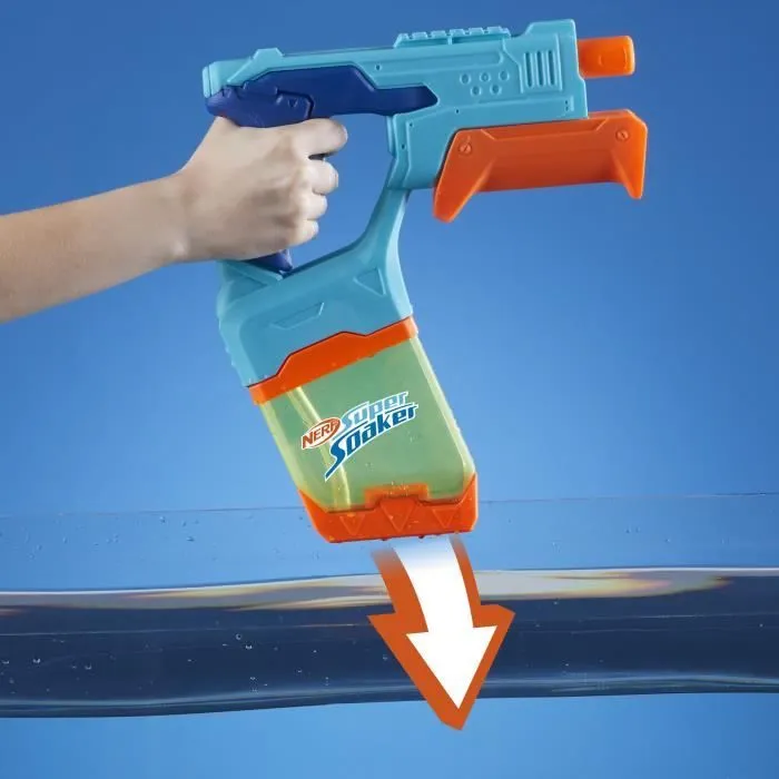 Nerf Dunk-Fill, Pack de 2 pistolets à eau, réservoirs à remplissage instantané facile, jouets d'eau, Super Soaker, dès 6 ans-5