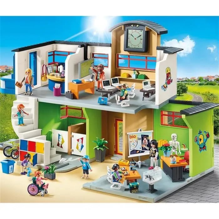 PLAYMOBIL - 9453 - City Life - Ecole aménagée - 242 pièces-2