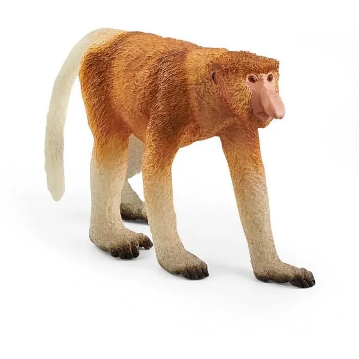 Figurine - SCHLEICH - Nasique - Wild Life - Marron - Mixte-0