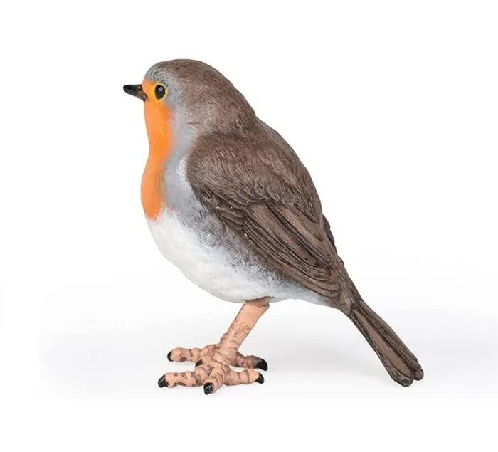 Figurine - PAPO - Oiseau Rouge-gorge - Peinte à la main - Intérieur-5