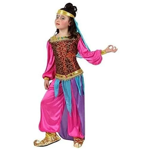 ATOSA-10661 COSTUME-DEGUISEMENT ARABE 7-9, FILLE, 10661, FUCHSIA, DE D-0