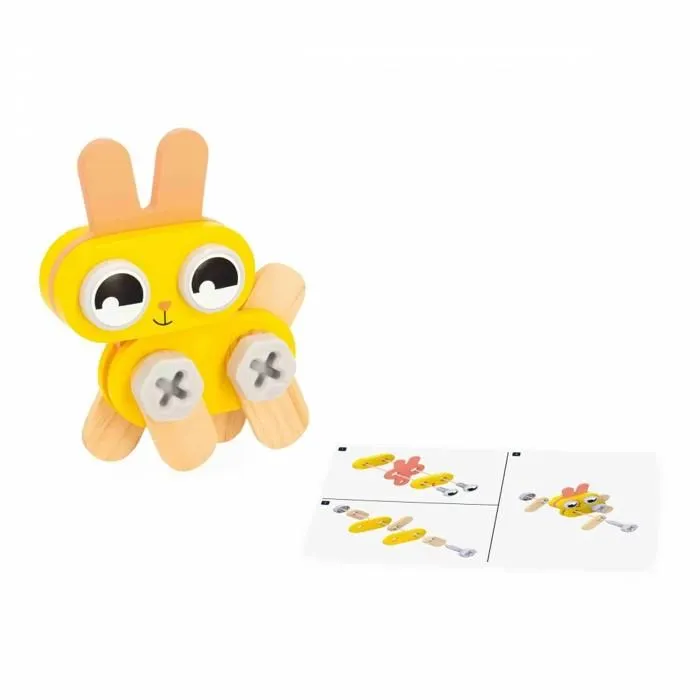 3 Petits Animaux à Bricoler Brico'Kids - Jeu de Construction Enfant - 53 Accessoires - Jeu d'Imitation - Dès 3 Ans-3