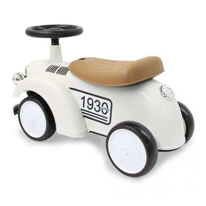 Push-Car Classic Car blanc-1