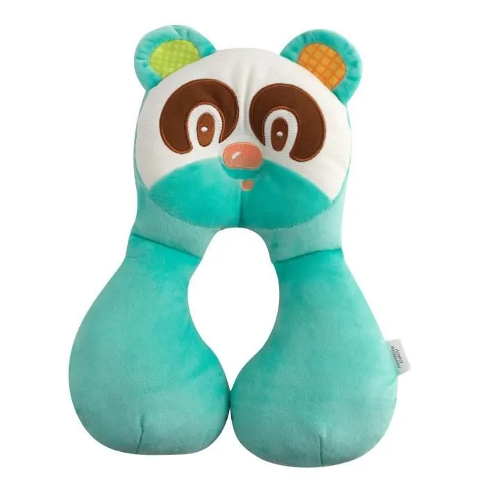 Coussin Doudou Panda pour bébé Bleu Turquoise - FORMULA BABY - Dès la naissance-0