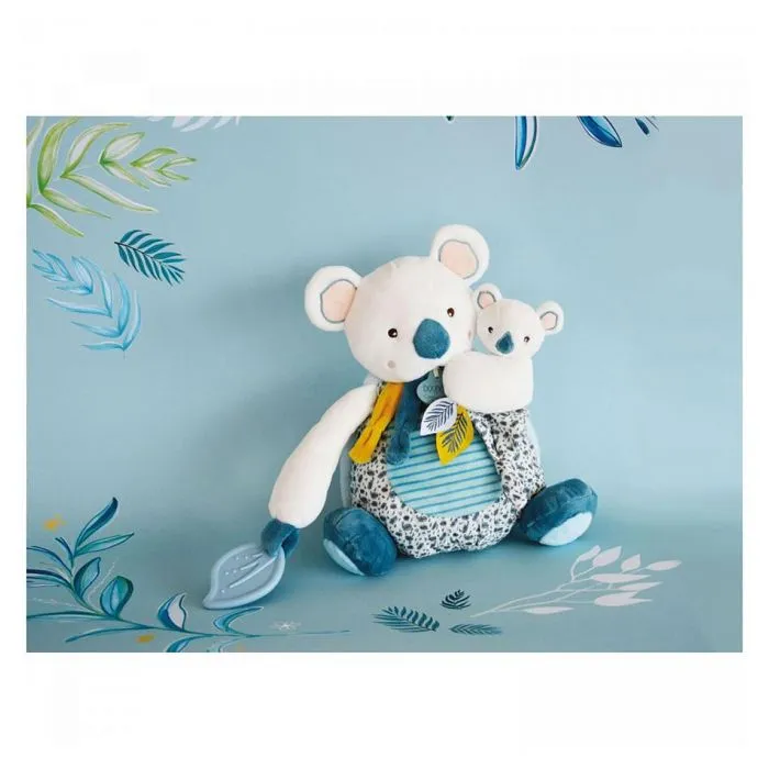 DOUDOU ET COMPAGNIE Yoca le Koala - Pantin avec anneau de dentition-2
